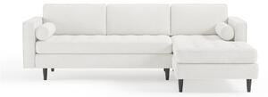 KOMEZ Soffa m. Divan 4-sits Vit -