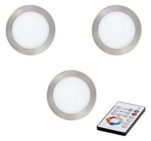 Eglo 78736 - SET 3x LED Dimbar infälld belysning TINUS LED/11W/230V + Fjärrstyrd