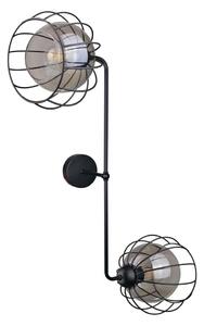 Vägglampa SOLO BLACK 2xE27/60W/230V