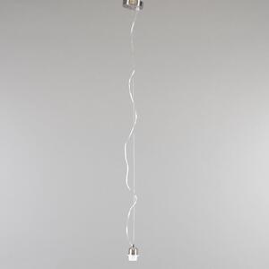 Modernt hängande lampstål med skugga 45 cm svart - Cappo 1