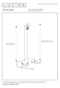 Lucide 30771/16/30 - Golvlampa OTTELIEN 1xE27/60W/230V