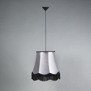 Retro hängande lampa svart med grå 45 cm - Granny
