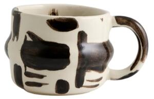 Nordal - Ysia Cup, Colorblock - Kopp - Black/Ivory - 300 ml