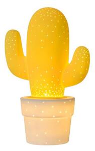 Lucide 13513/01/34 - Bordslampa CACTUS 1xE14/40W/230V gul