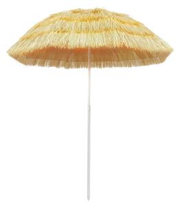 Strandparasoll naturlig 180 cm Hawaii-stil - Brun