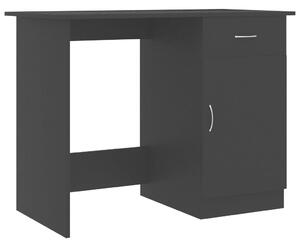 Skrivbord svart 100x50x76 cm konstruerat trä