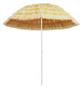 Strandparasoll 240 cm Hawaii-stil naturlig - Brun