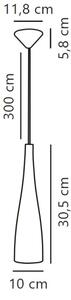 Nordlux - Ljuskrona med textilsladd EMBLA 1xE27/40W/230V svart