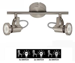 Briloner 2712-022 - LED Dimbar spotlight SEMPLICE 2xGU10/5W/230V