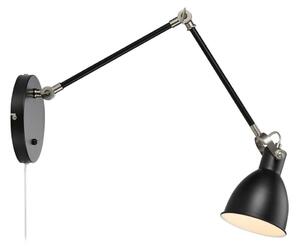 Markslöjd 108250 - Vägglampa HOUSE 1xE14/40W/230V svart