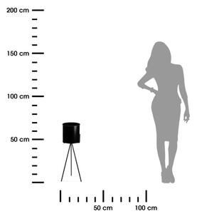 Blomställ TRIPOD 65x25 cm svart
