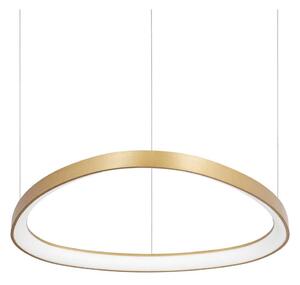 Ideal Lux - LED ljusreglerad ljuskrona på textilsladd GEMINI LED/48W/230V diameter 61 cm guld