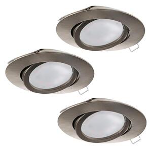 Eglo 31689 - SET 3x LED Infälld belysning TEDO 3xGU10-LED/5W/230V