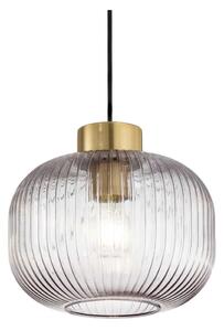 Ideal Lux - Ljuskrona med textilsladd MINT 1xE27/60W/230V diameter 24 cm genomskinlig