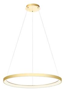 Redo 01-2676-LED ljusreglerad ljuskrona på textilsladd ICONIC LED/60W/230V diameter 78 cm guld