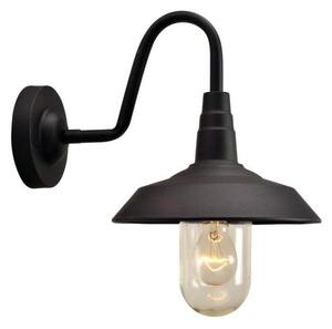 Vägglampa för utomhusbruk NILDA 1xE27/60W/230V IP44 svart