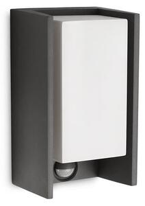 Philips - Utomhus vägglampa med sensor BRIDGE 1xE27/15W/230V IP44