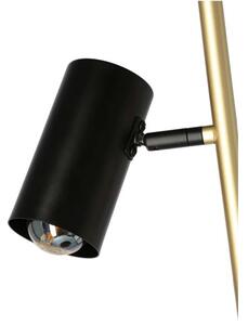 Golvlampa PERRET 2xGU10/15W/230V svart/gyllene