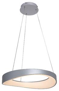 Rabalux 72236 - LED ljuskrona med textilsladd ILIANA LED/56W/230V 3000K silver