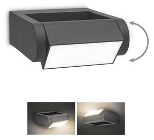 Brilagi - LED vägglampa för utomhusbruk CROTONE LED/7W/230V antracit IP54