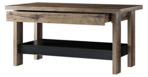 Soffbord LANDU 50x100 cm brun/svart