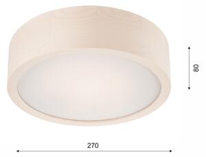 Taklampa 1xE27/60W/230V tall - FSC certifierade