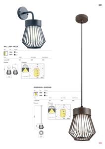 Redo 9843 - Vägglampa för utomhusbruk TITTI 1xE27/42W/230V IP44 antracit