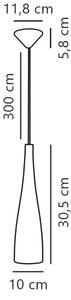 Nordlux - Ljuskrona med textilsladd EMBLA 1xE27/40W/230V vit