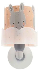 Dalber 61159S - Vägglampa för barn BUNNY 1xE27/60W/230V orange