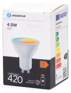 LED RGBW dimbar lampa GU10/4,9W/230V 2700-6500K Wi-Fi - Aigostar