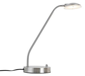 Modern bordslampa stål inkl LED - Eva