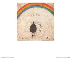 Konsttryck Sam Toft - Good. Occasionally Poor at First, Sam Toft, (30 x 30 cm)