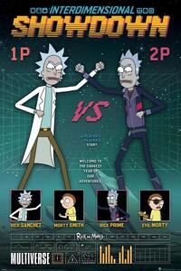 Poster, Affisch Rick and Morty - Showdown, (61 x 91.5 cm)