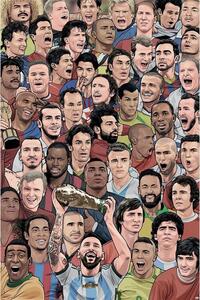 Poster, Affisch Legends - Football Greatest!S