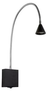 Lucide 18293/03/30 - LED Flexibel liten lampa BUDDY LED/3W/230V svart