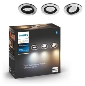 Philips - KIT 3x LED Dimbar infälld belysning Hue MILLISKIN 1xGU10/5,7W/