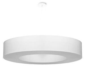 Solcellslux SL.0795 - Ljuskrona med upphängningsrem SATURNO 8xE27/60W/230V diameter 90 cm vit