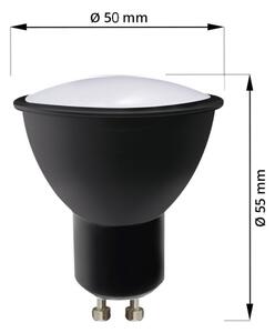 LED glödlampa ECOLINE GU10/6W/230V 4000K svart - Brilagi