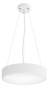 Ljuskrona med textilsladd CLEO 3xE27/24W/230V diameter 40 cm vit