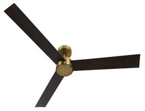 Lucci air 21610549- LED Ljusreglerad fan CLIMATE 12W/230V wenge/guld + +Fjärrkontrol