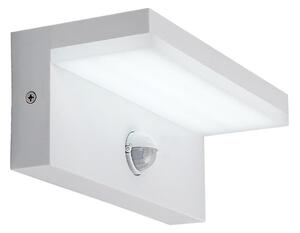 Rabalux 77116-LED vägglampa med sensor för utomhusbruk ZARAGOZA LED/9W/230V IP54 vit