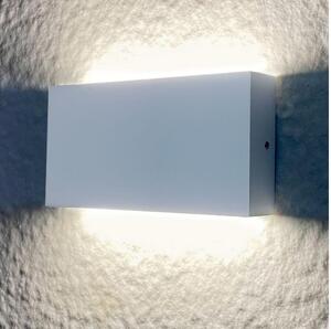 Utomhus LED vägglampa CHICAGO 2xLED/5,5W/230V IP44 vit