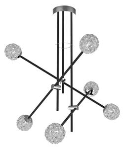 Upphängningsbar Ljuskrona PAstOS 6xG9/5W/230V svart