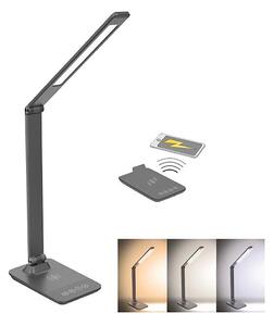 Solight WO55-G - Dimbar LED-lampa med trådlös laddning LED/10W/100-240V