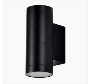 Vägglampa för utomhusbruk 2xGU10/40W/230V IP54 svart