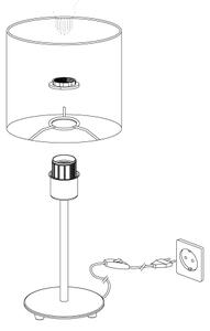 Eglo 31595 - Bordslampa PASTERI 1xE27/60W/230V