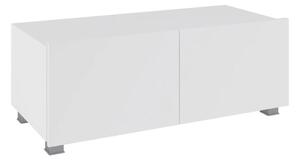 TV bord PAVO 37x100 cm glänsande vit