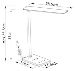 Globo 58400S - LED Dimbar Bordslampa BULLA LED/5W/230V