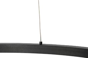 Smart hänglampa svart 80 cm inkl LED och RGBW - Girello