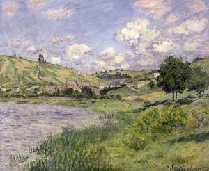 Claude Monet - Konsttryck Landscape, Vetheuil, 1879, (40 x 35 cm)
